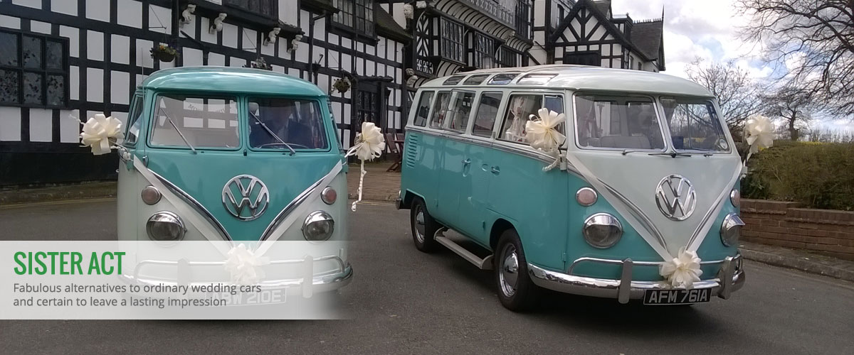 Sister Act - Fabulous alternatives to ordinary wedding cars and certain to leave a lasting impression