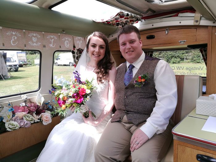 Jessie, bay window VW Campervan interior