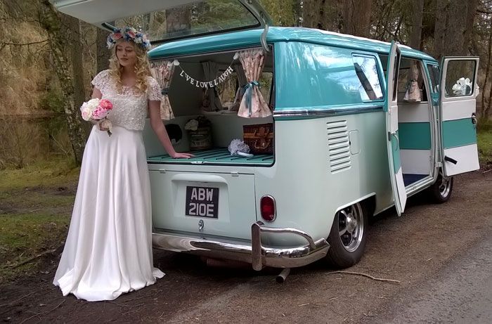 vw wedding camper van