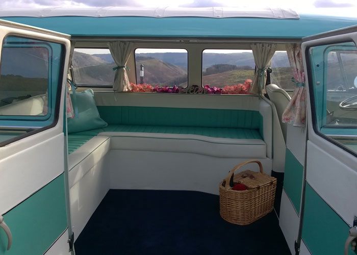 VW Campervan interior after restoration