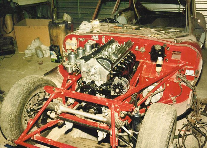 Jaguar E-Type engine after restoration